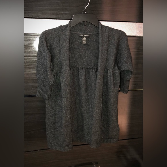 3/4 Sleeve Gray Cardigan - Picture 1 of 3